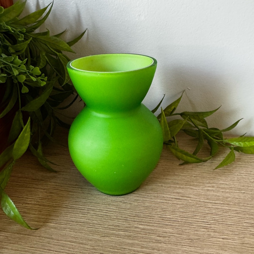 Vibrant Green Vase